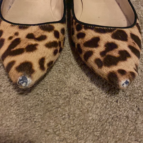 Jcrew calf Hair Leopard Flats - Picture 3 of 5